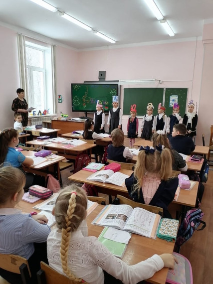 Студенты Мещовского педагогического колледжа в гостях у МКОУ Мосальская СОШ №2.